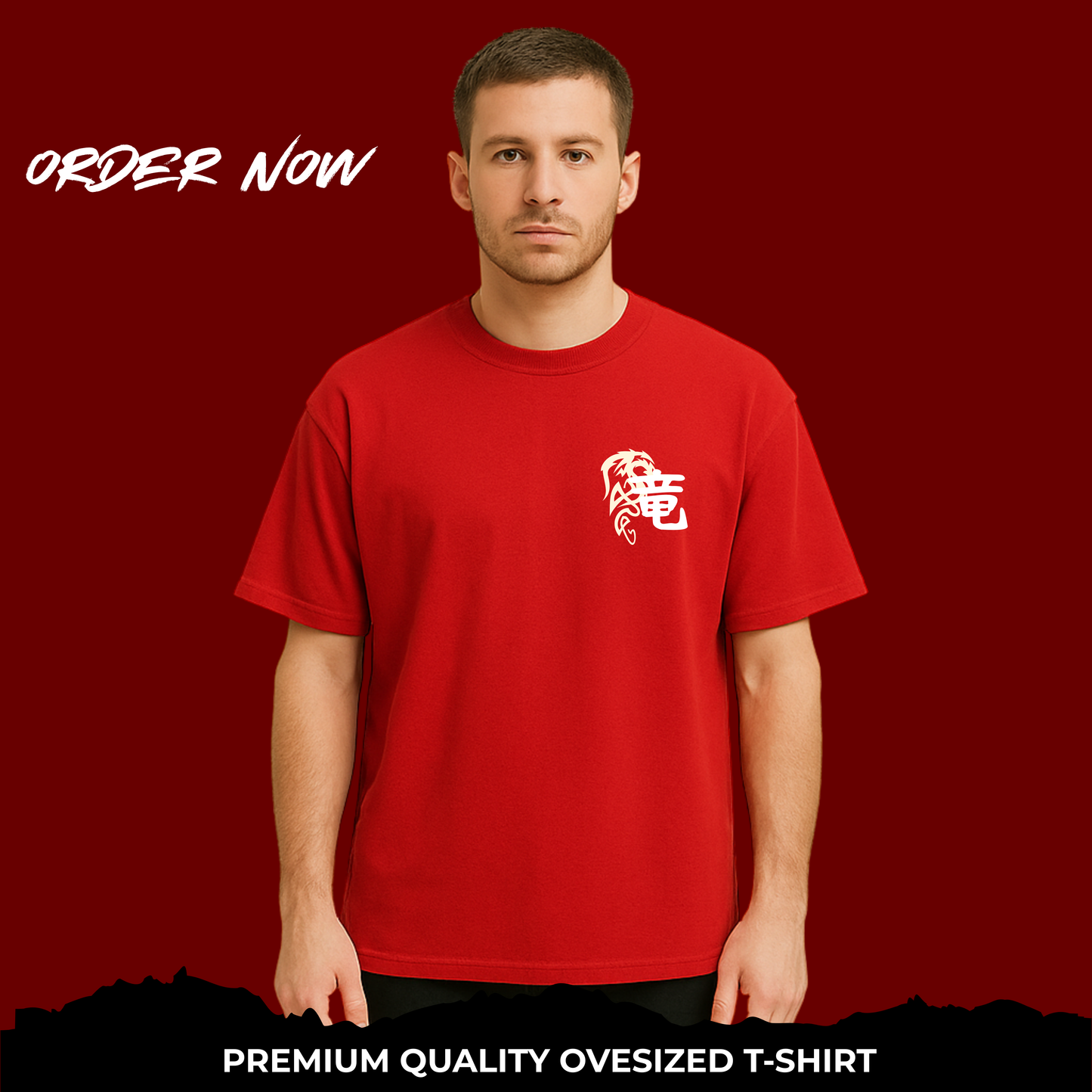 Dragon Oversized T-shirt men