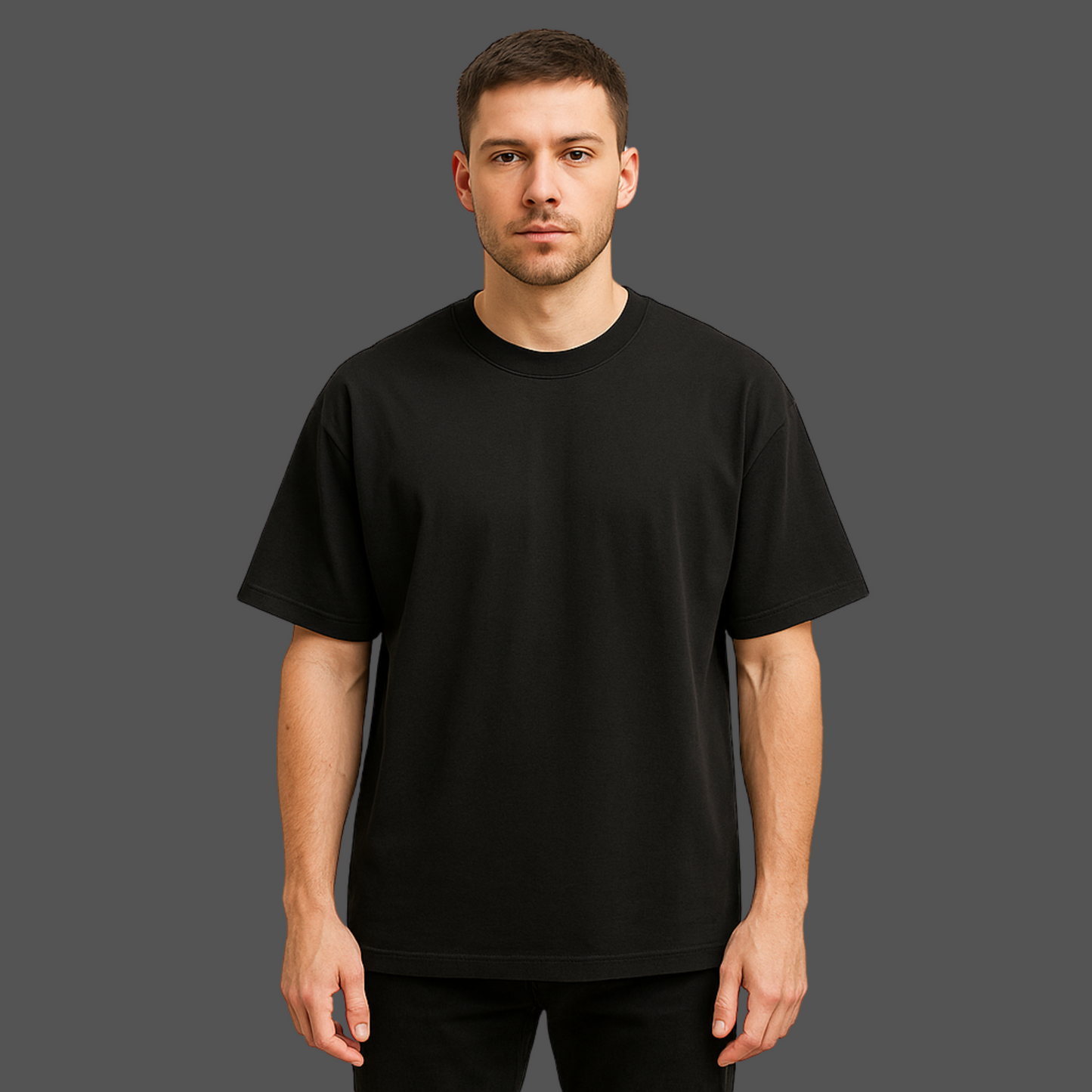 The God Father Oversized Black t-shirt