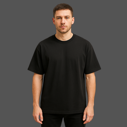 The God Father Oversized Black t-shirt