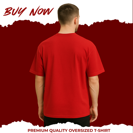 Red Oversized T-shirt